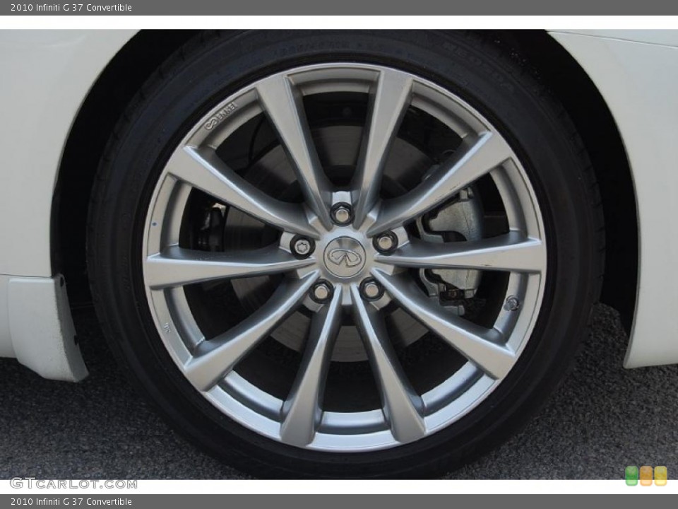 2010 Infiniti G 37 Convertible Wheel and Tire Photo #49304106