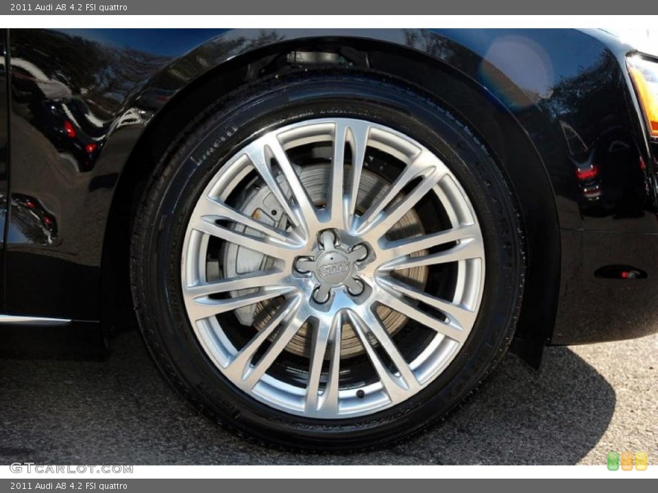 2011 Audi A8 4.2 FSI quattro Wheel and Tire Photo #49306368