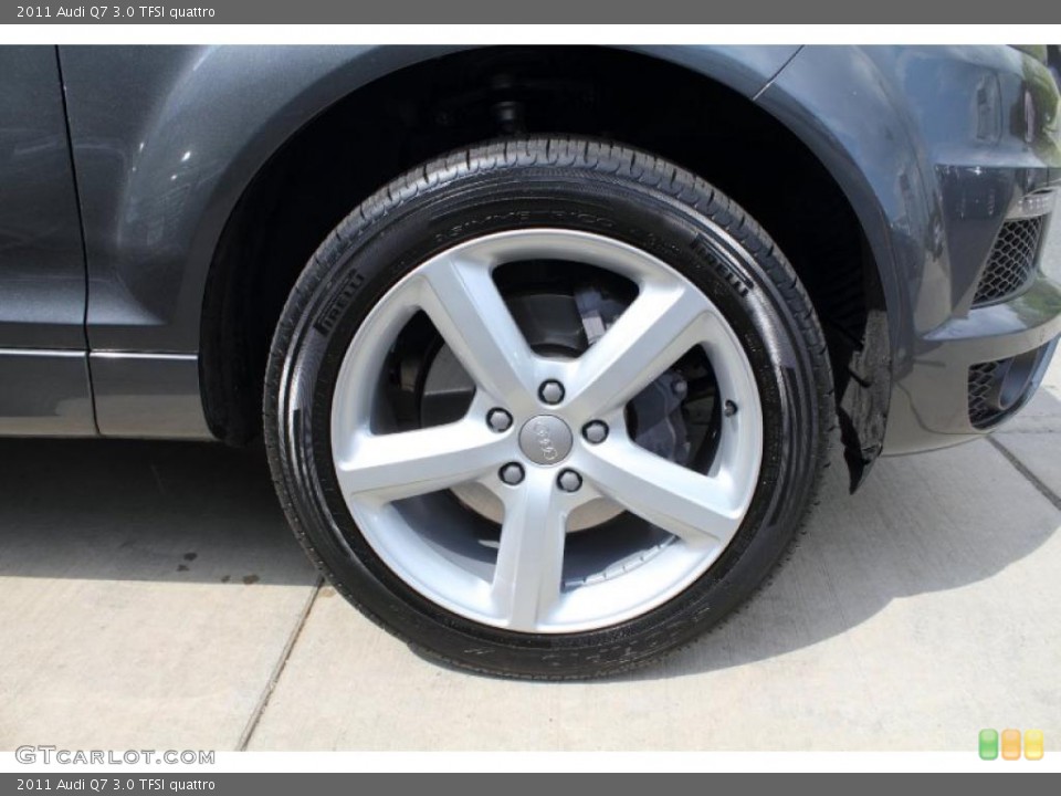 2011 Audi Q7 3.0 TFSI quattro Wheel and Tire Photo #49306860