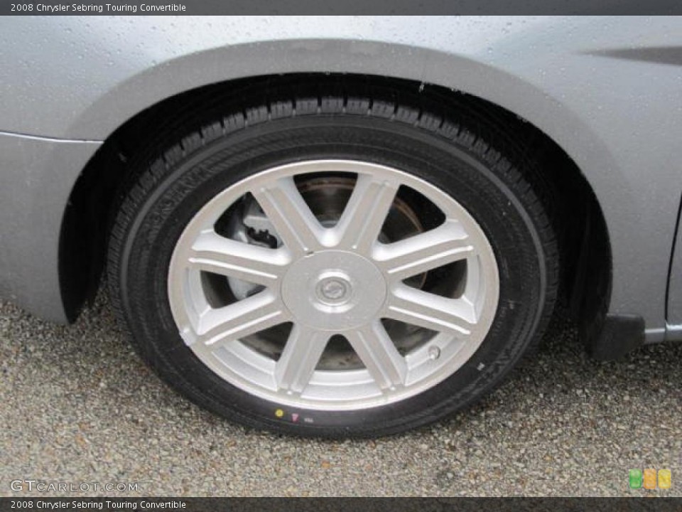 2008 Chrysler Sebring Touring Convertible Wheel and Tire Photo #49307814
