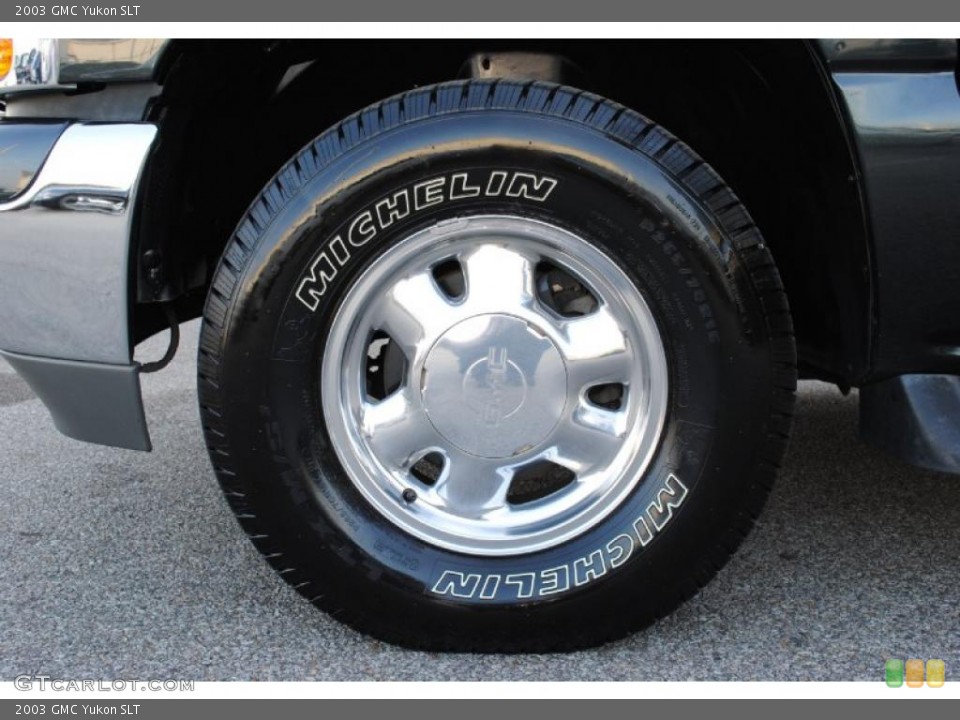 2003 GMC Yukon SLT Wheel and Tire Photo #49311225