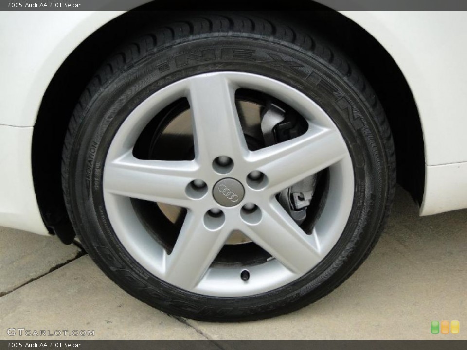 2005 Audi A4 2.0T Sedan Wheel and Tire Photo #49315365