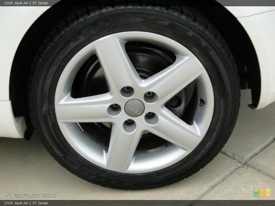 2005 Audi A4 2.0T Sedan Wheel and Tire Photo #49315380