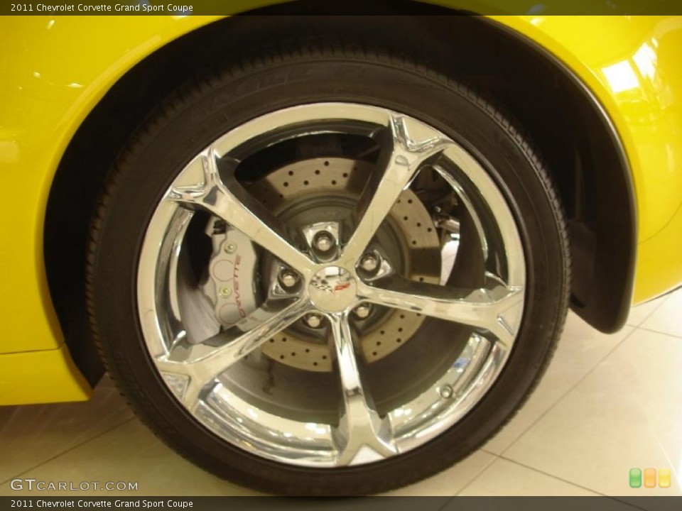 2011 Chevrolet Corvette Grand Sport Coupe Wheel and Tire Photo #49316322