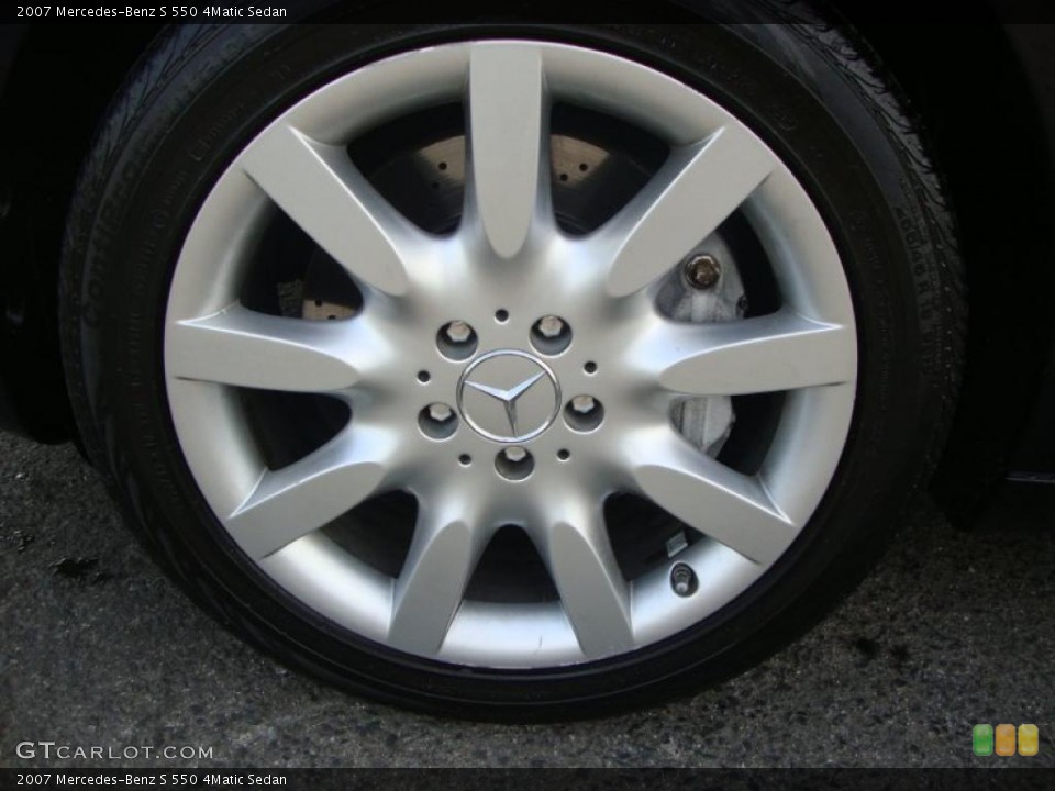 2007 Mercedes-Benz S 550 4Matic Sedan Wheel and Tire Photo #49318164