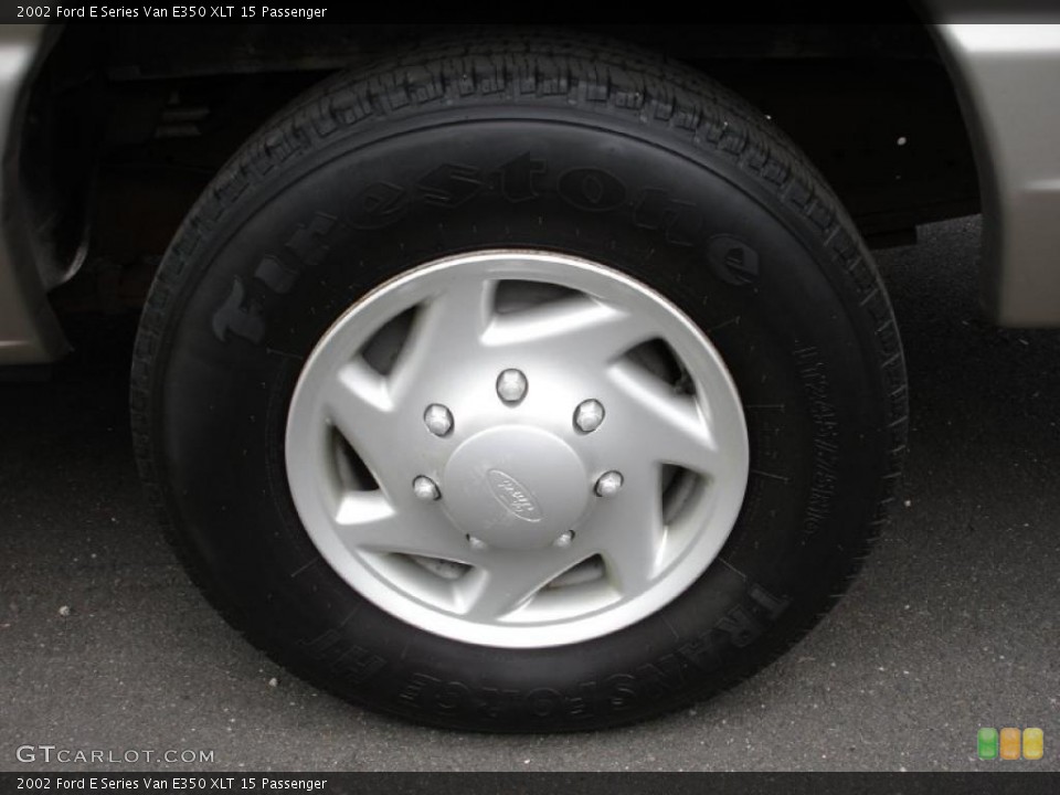 2002 Ford E Series Van E350 XLT 15 Passenger Wheel and Tire Photo #49320057