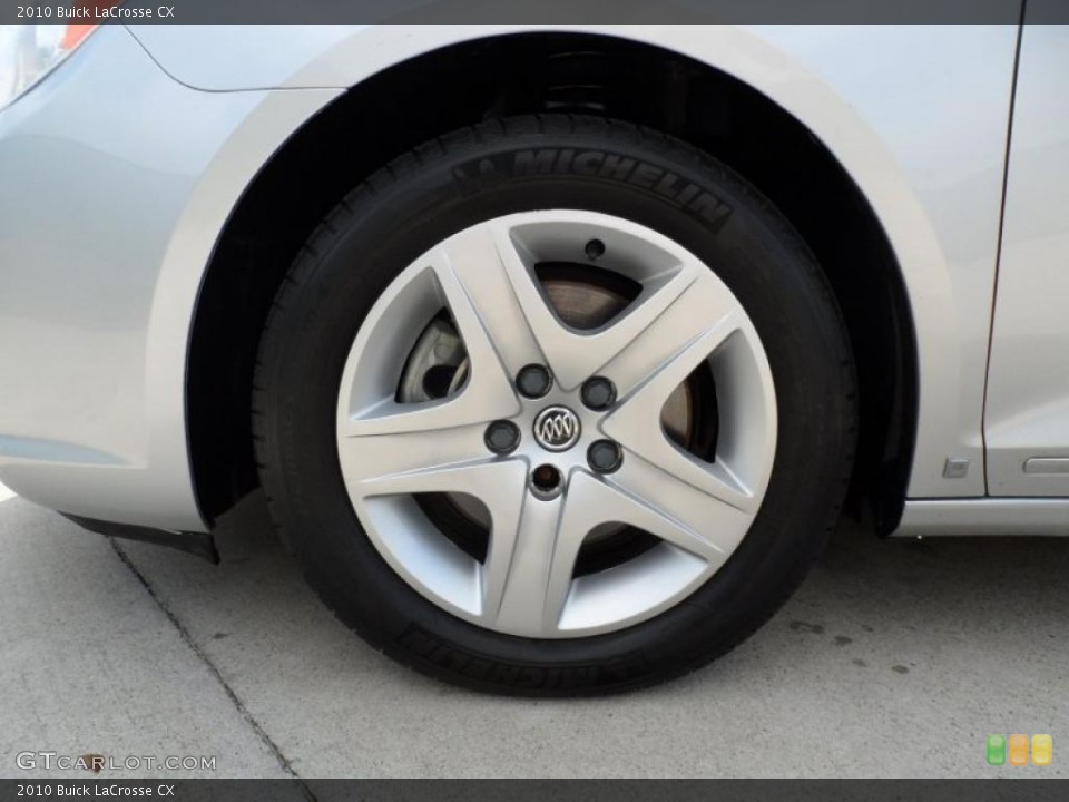 2010 Buick LaCrosse CX Wheel and Tire Photo #49324053