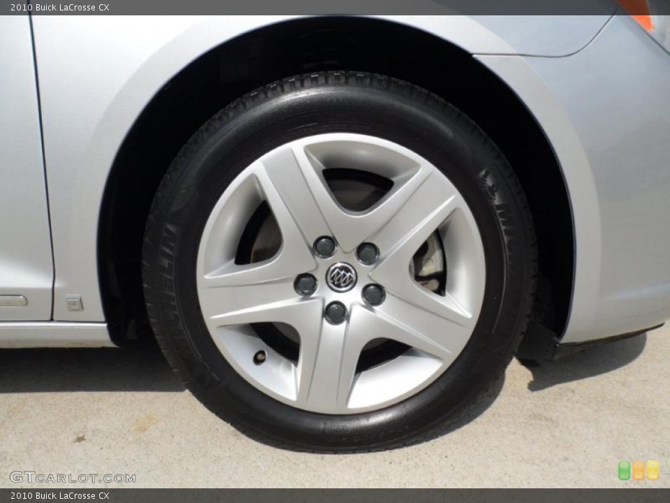 2010 Buick LaCrosse CX Wheel and Tire Photo #49324095