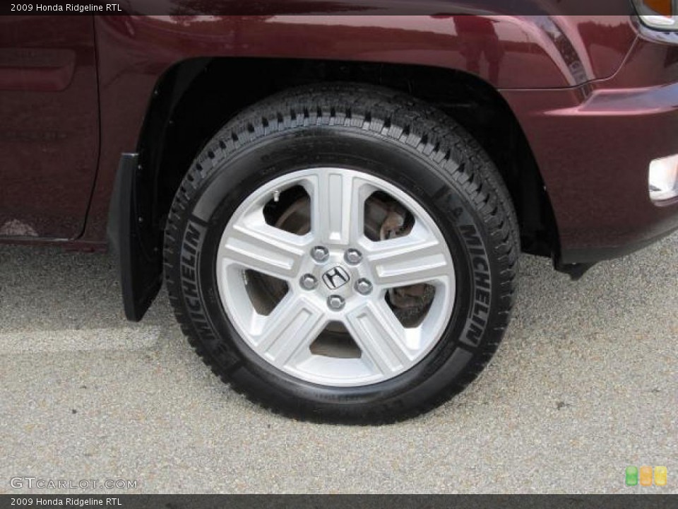 2009 Honda Ridgeline RTL Wheel and Tire Photo #49325853
