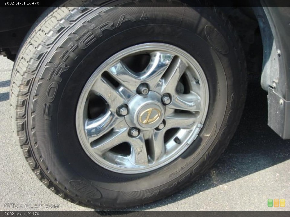 2002 Lexus LX 470 Wheel and Tire Photo #49338384