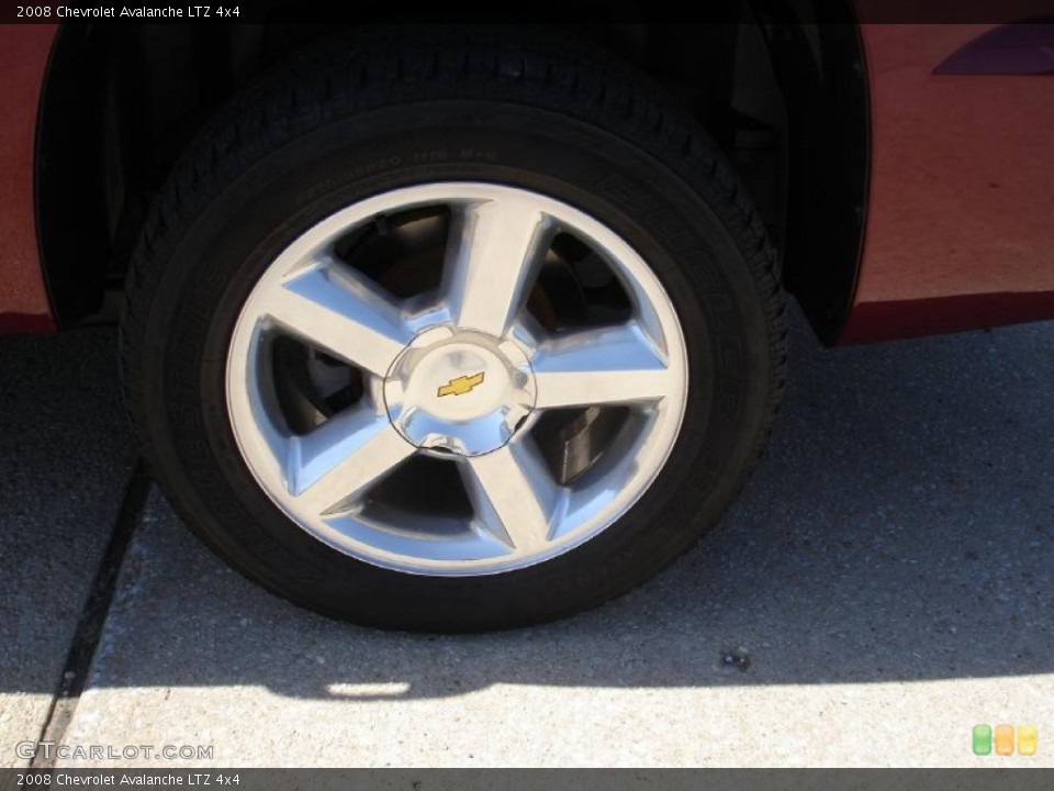 2008 Chevrolet Avalanche LTZ 4x4 Wheel and Tire Photo #49339233