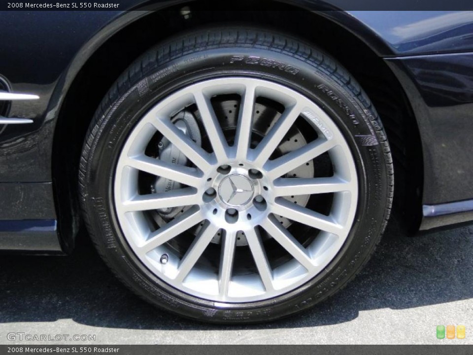 2008 Mercedes-Benz SL 550 Roadster Wheel and Tire Photo #49340013