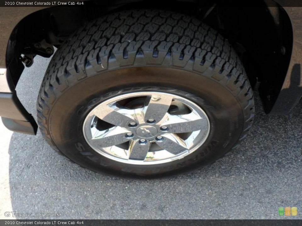 2010 Chevrolet Colorado LT Crew Cab 4x4 Wheel and Tire Photo #49343796