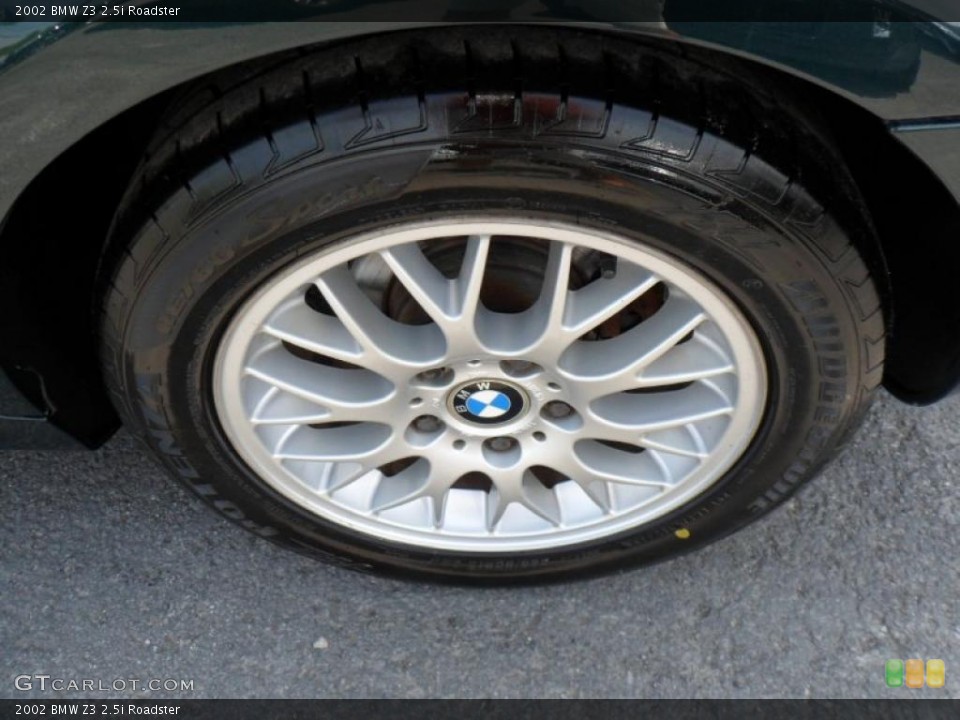 2002 BMW Z3 2.5i Roadster Wheel and Tire Photo #49345506