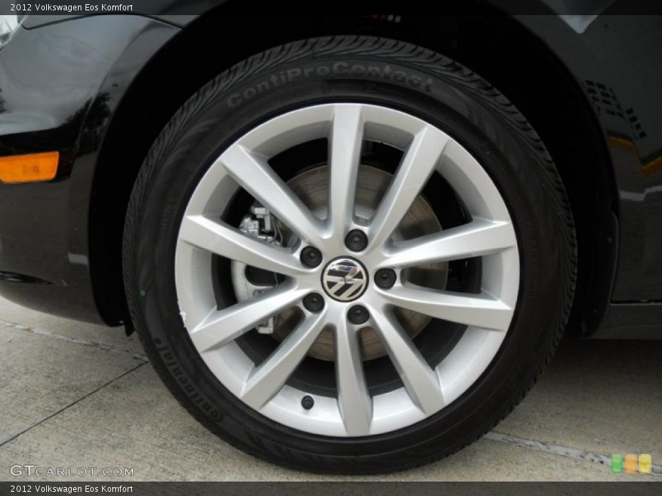 2012 Volkswagen Eos Komfort Wheel and Tire Photo #49350649
