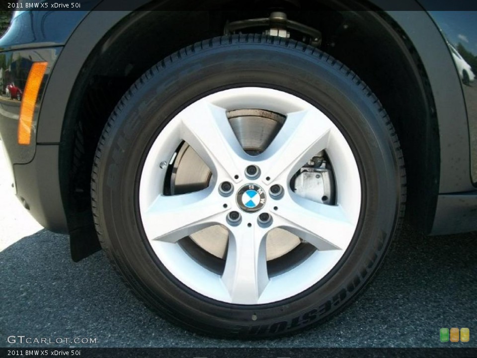 2011 BMW X5 xDrive 50i Wheel and Tire Photo #49354339