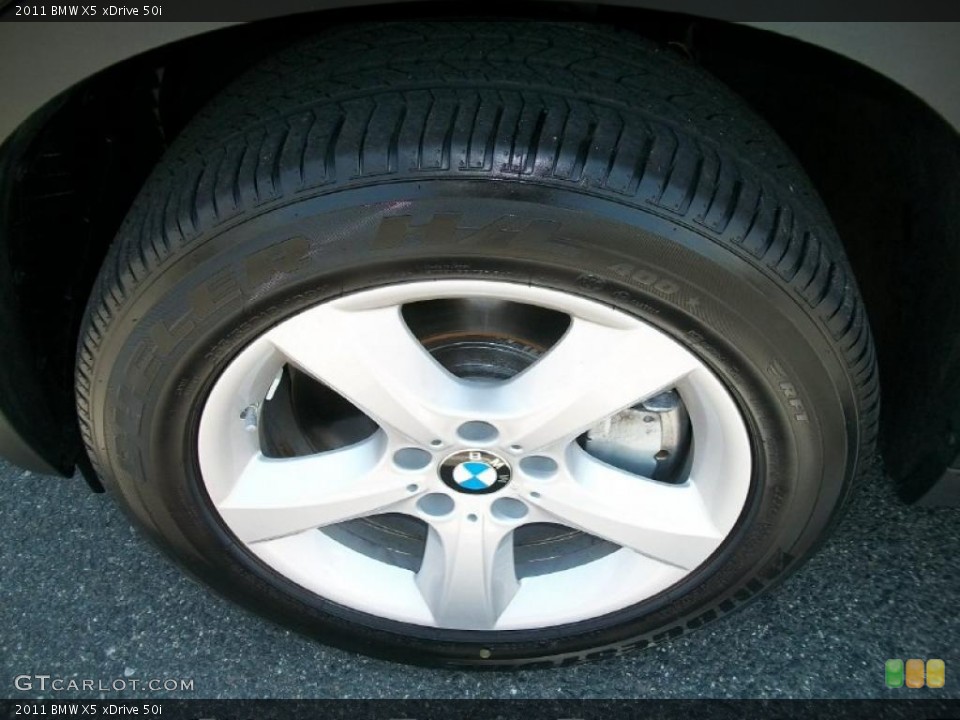 2011 BMW X5 xDrive 50i Wheel and Tire Photo #49354348