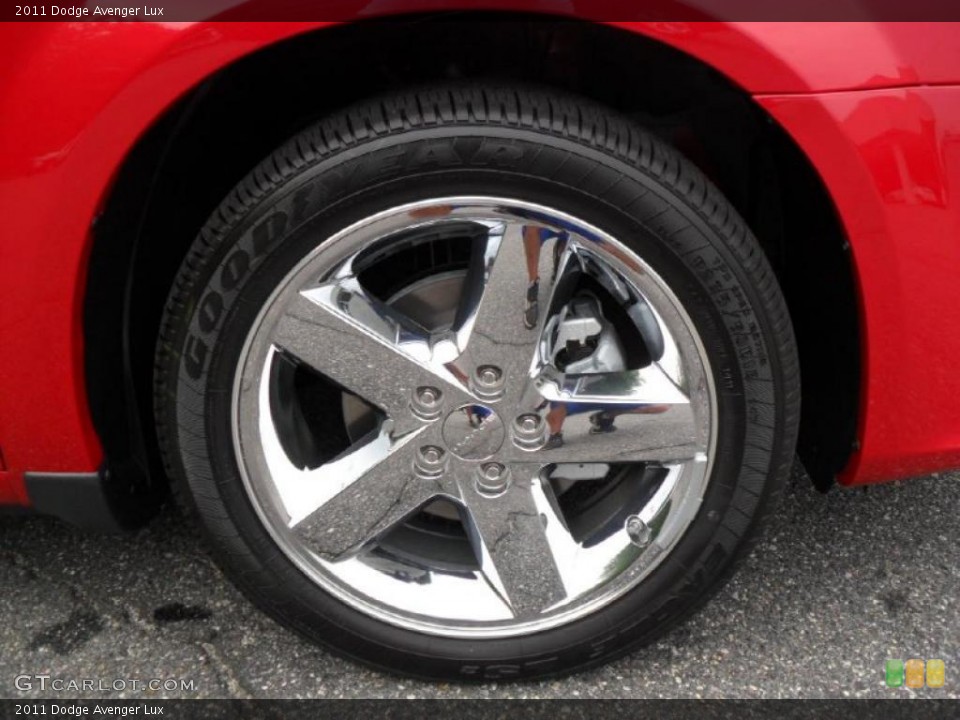 2011 Dodge Avenger Lux Wheel and Tire Photo #49363130