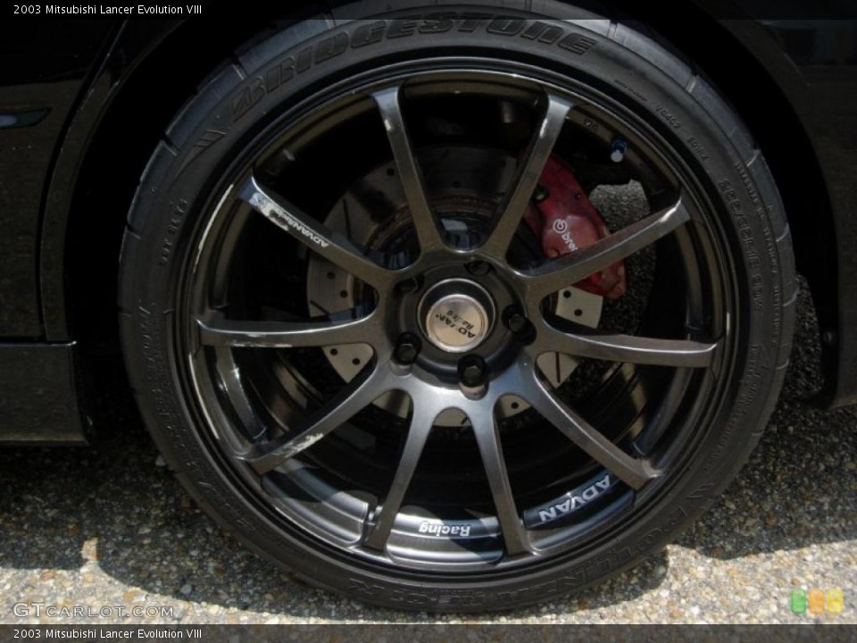 2003 Mitsubishi Lancer Evolution Custom Wheel and Tire Photo #49364144