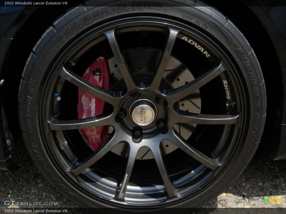 2003 Mitsubishi Lancer Evolution Custom Wheel and Tire Photo #49364159