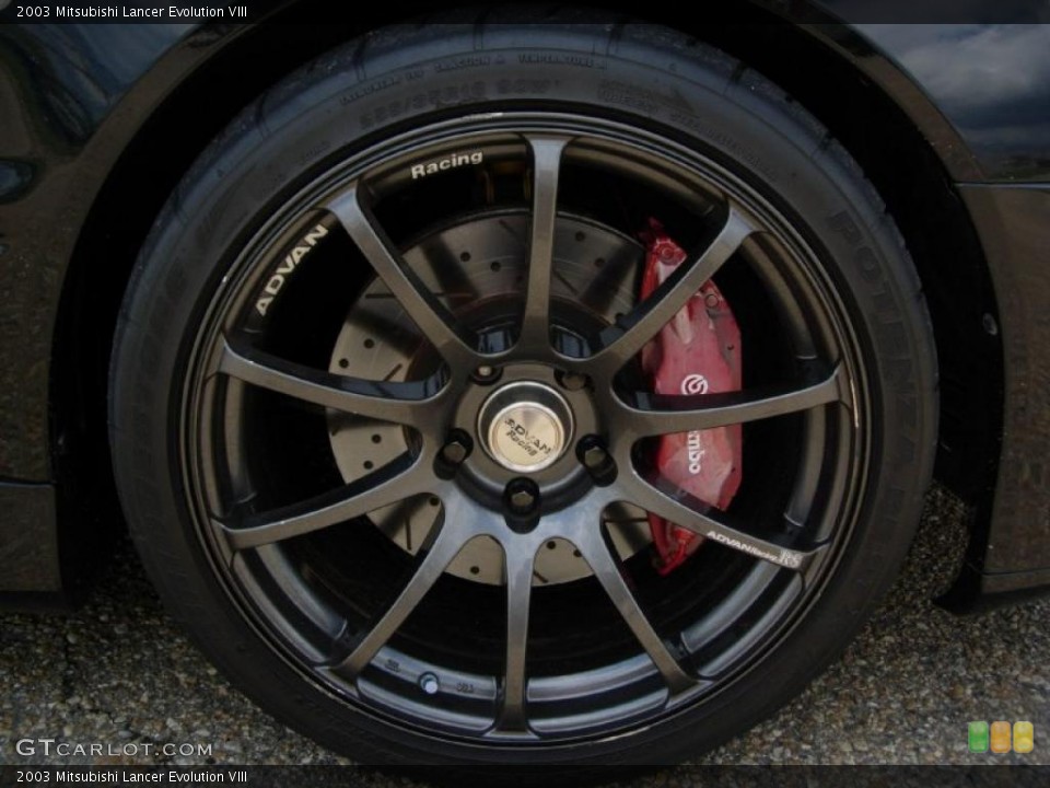 2003 Mitsubishi Lancer Evolution Custom Wheel and Tire Photo #49364174