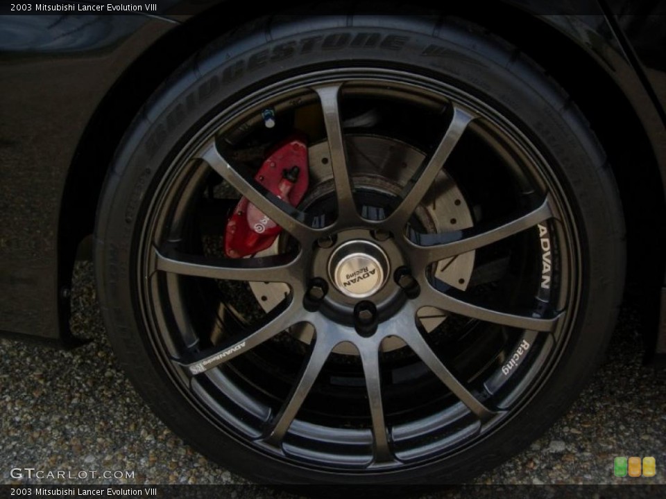 2003 Mitsubishi Lancer Evolution Custom Wheel and Tire Photo #49364189