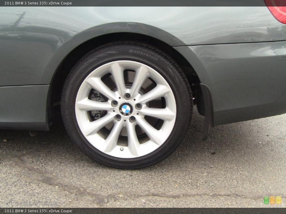 2011 BMW 3 Series 335i xDrive Coupe Wheel and Tire Photo #49364375