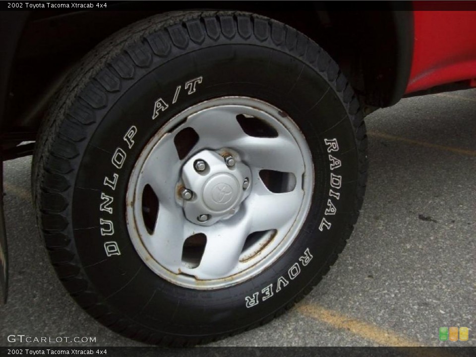 2002 Toyota Tacoma Xtracab 4x4 Wheel and Tire Photo #49376594