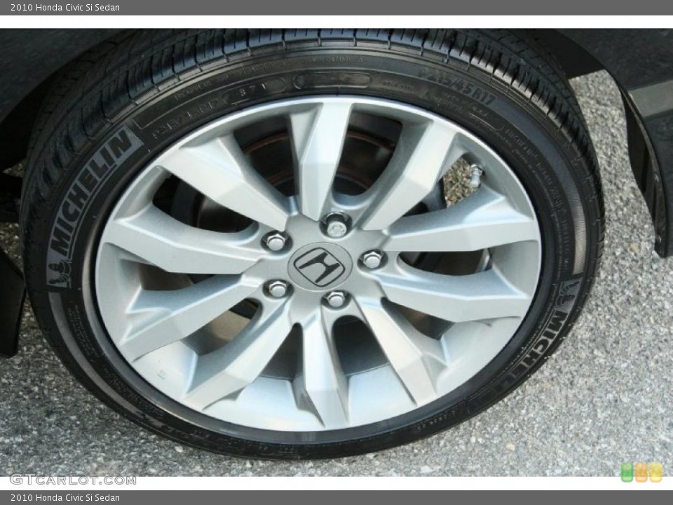 2010 Honda Civic Si Sedan Wheel and Tire Photo #49378100