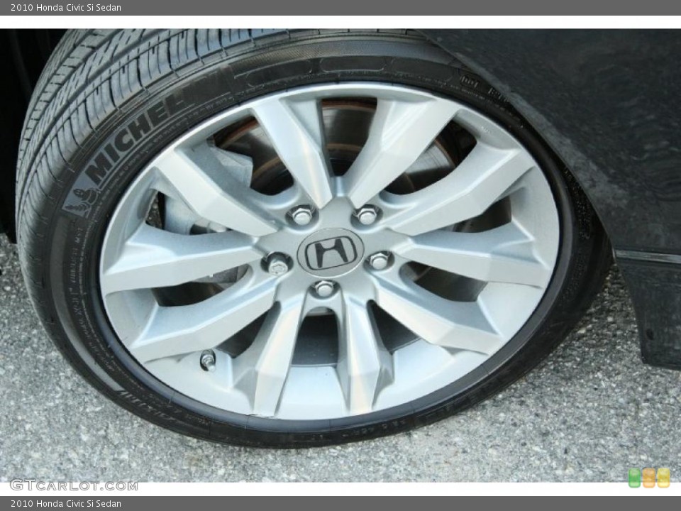 2010 Honda Civic Si Sedan Wheel and Tire Photo #49378118