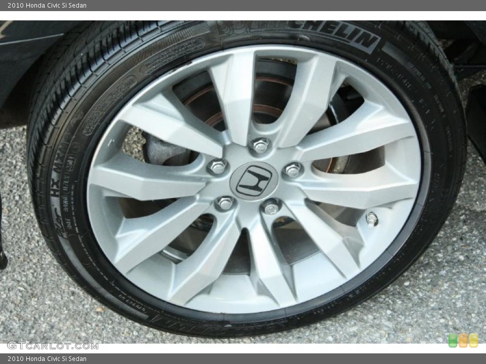 2010 Honda Civic Si Sedan Wheel and Tire Photo #49378133