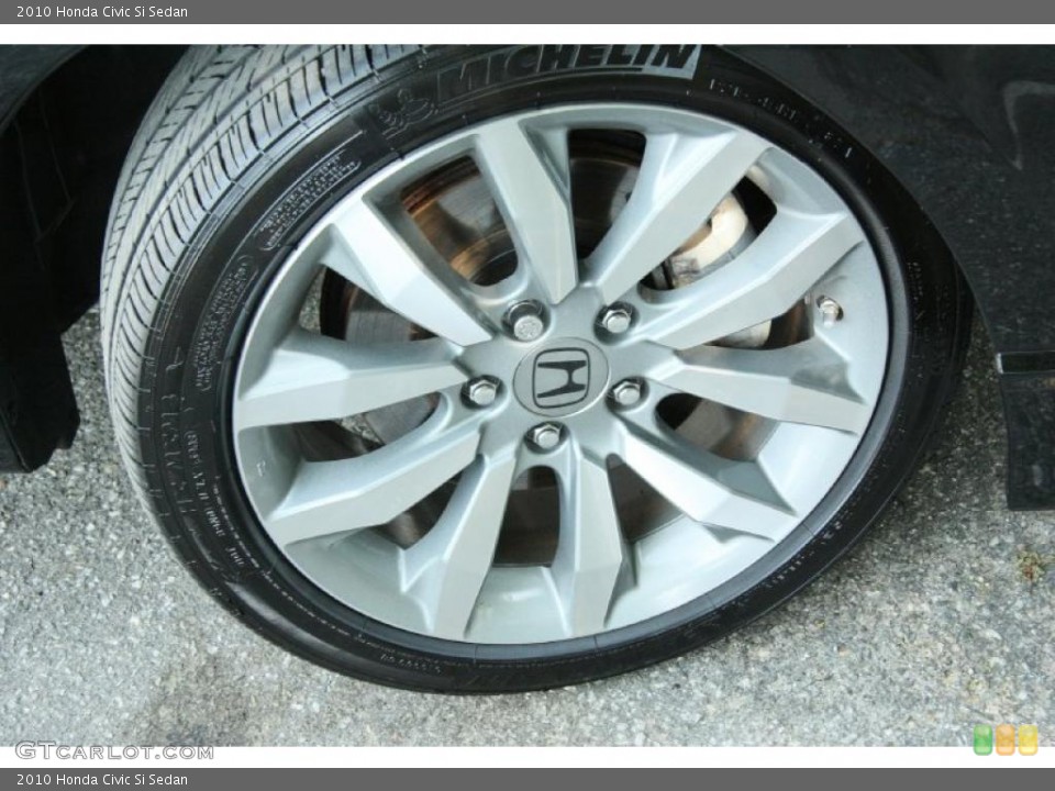 2010 Honda Civic Si Sedan Wheel and Tire Photo #49378154