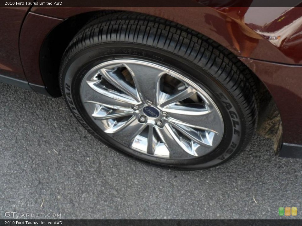 2010 Ford Taurus Limited AWD Wheel and Tire Photo #49380290