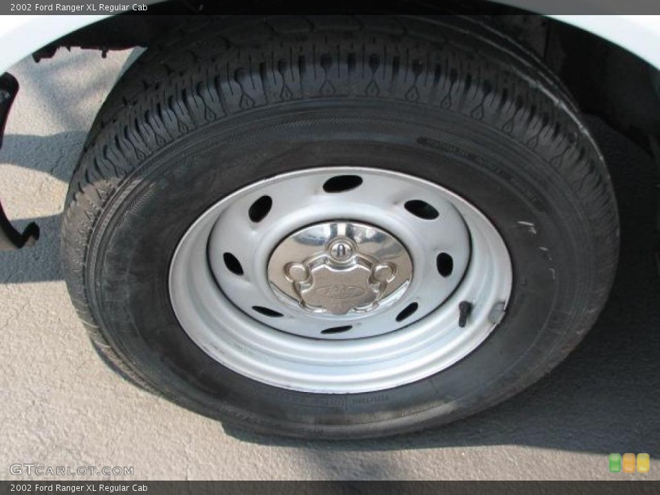 2002 Ford Ranger XL Regular Cab Wheel and Tire Photo #49381112
