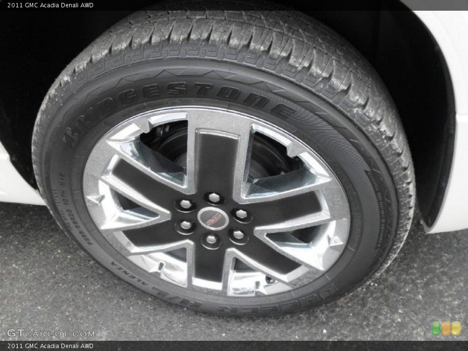 2011 GMC Acadia Denali AWD Wheel and Tire Photo #49382744