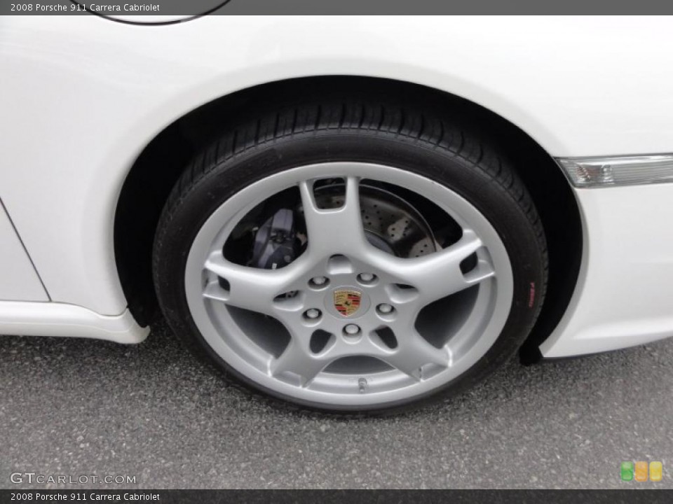 2008 Porsche 911 Carrera Cabriolet Wheel and Tire Photo #49383167