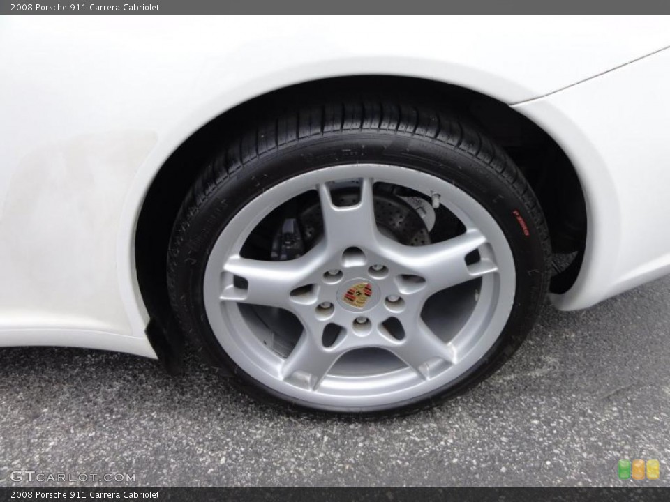 2008 Porsche 911 Carrera Cabriolet Wheel and Tire Photo #49383203