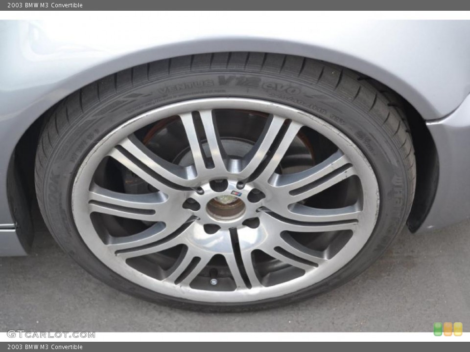 2003 BMW M3 Convertible Wheel and Tire Photo #49383842