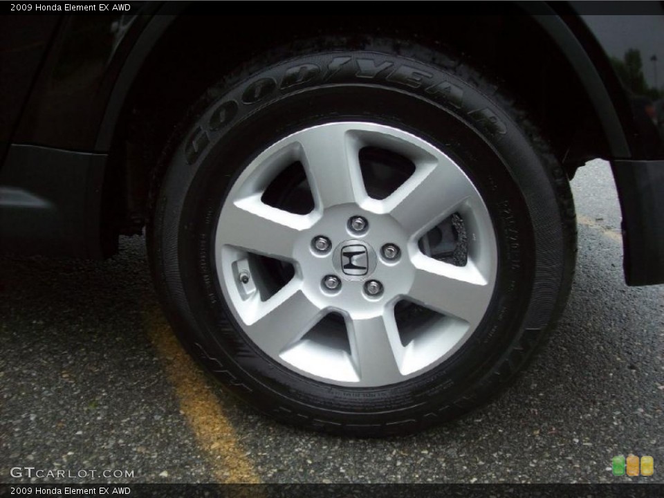 2009 Honda Element EX AWD Wheel and Tire Photo #49395863
