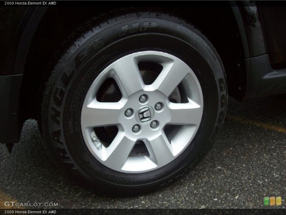2009 Honda Element EX AWD Wheel and Tire Photo #49395881