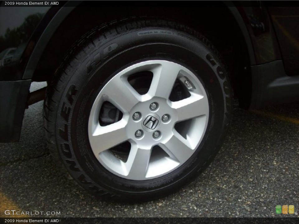 2009 Honda Element EX AWD Wheel and Tire Photo #49395896