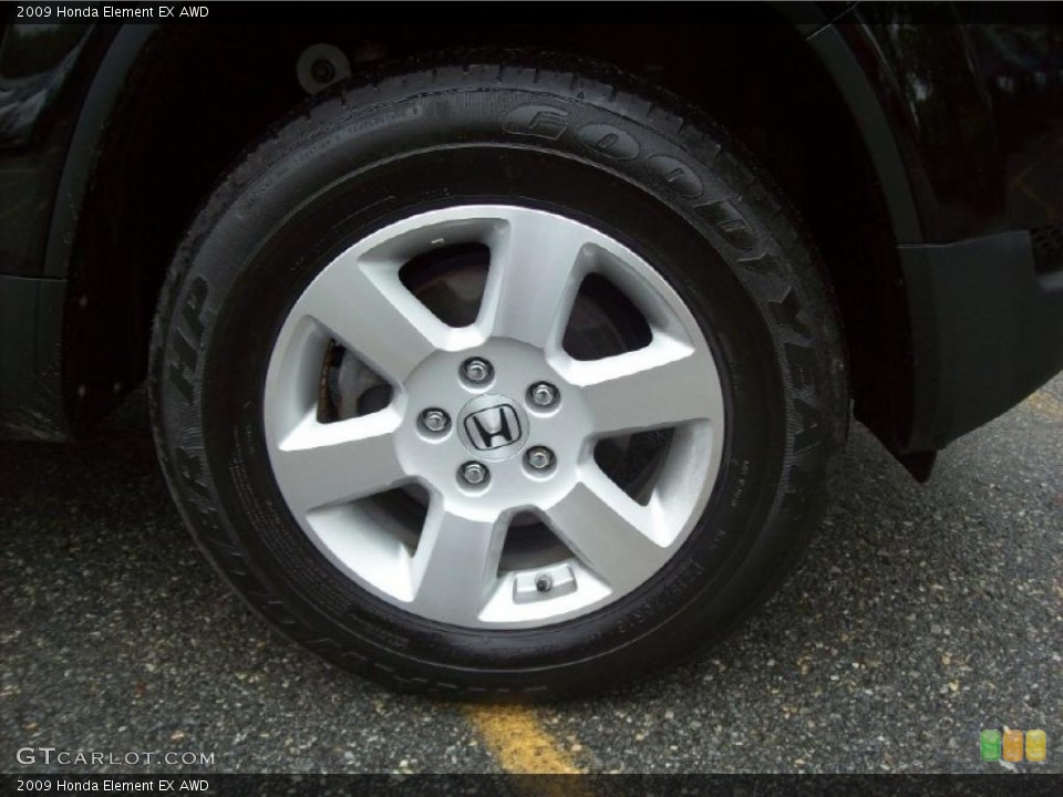 2009 Honda Element EX AWD Wheel and Tire Photo #49395911