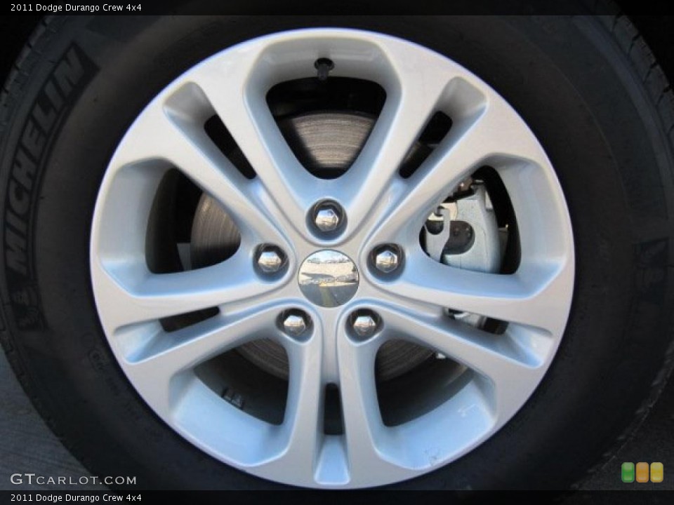 2011 Dodge Durango Crew 4x4 Wheel and Tire Photo #49401743