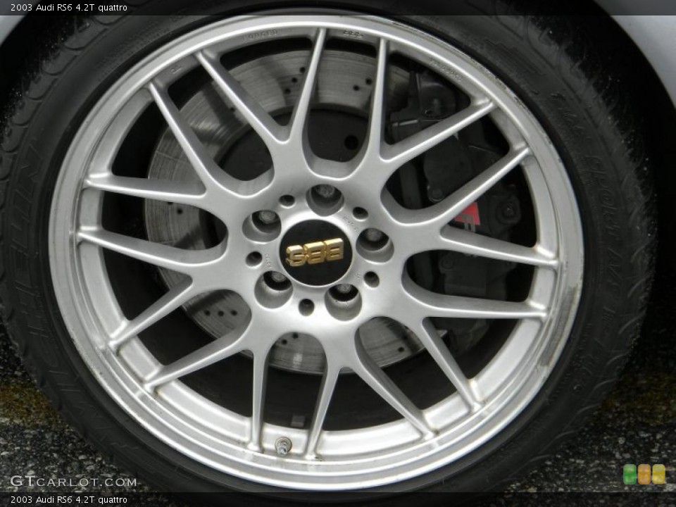 2003 Audi RS6 4.2T quattro Wheel and Tire Photo #49403693