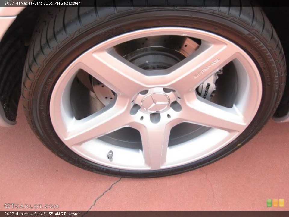 2007 Mercedes-Benz SL 55 AMG Roadster Wheel and Tire Photo #49404158