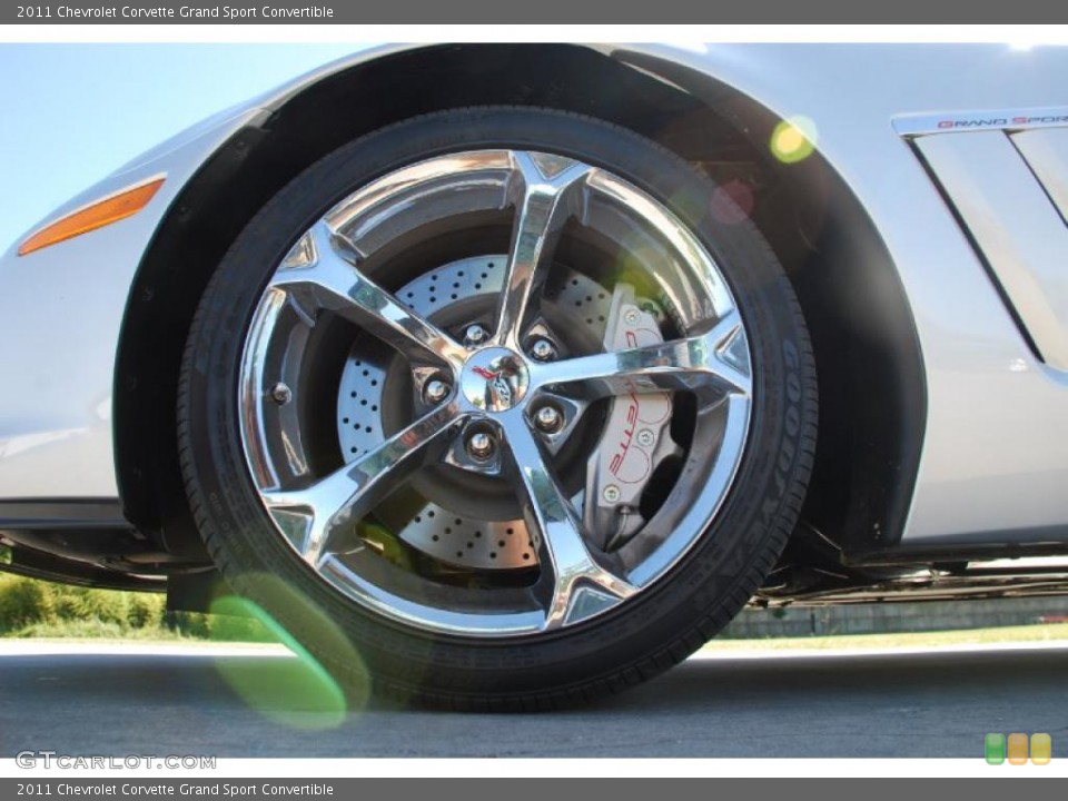 2011 Chevrolet Corvette Grand Sport Convertible Wheel and Tire Photo #49406349