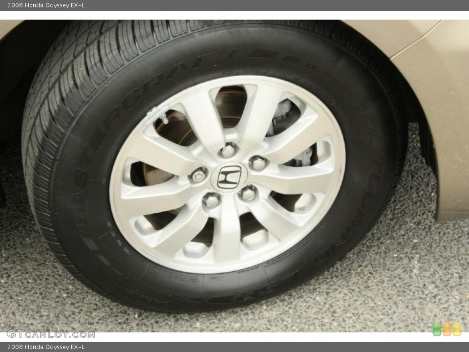 2008 Honda Odyssey EX-L Wheel and Tire Photo #49410435