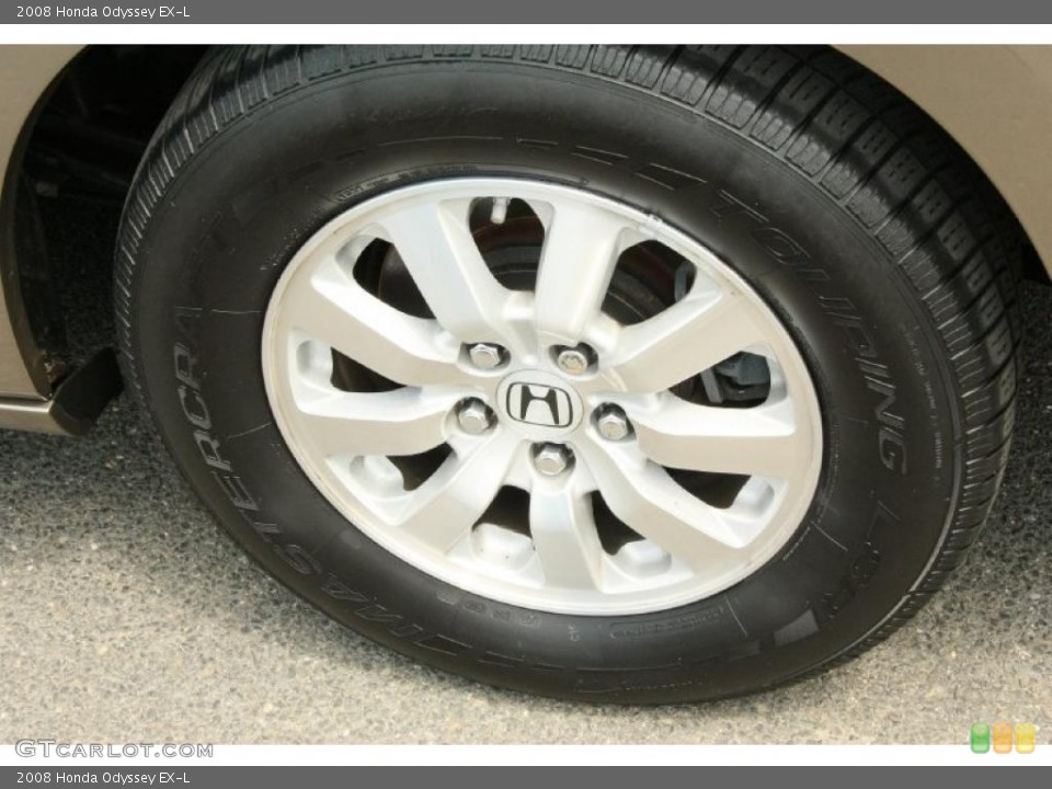 2008 Honda Odyssey EX-L Wheel and Tire Photo #49410465