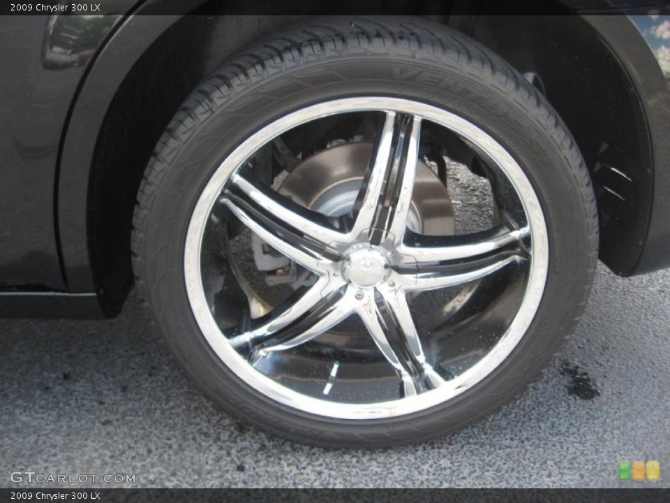 2009 Chrysler 300 Custom Wheel and Tire Photo #49411128