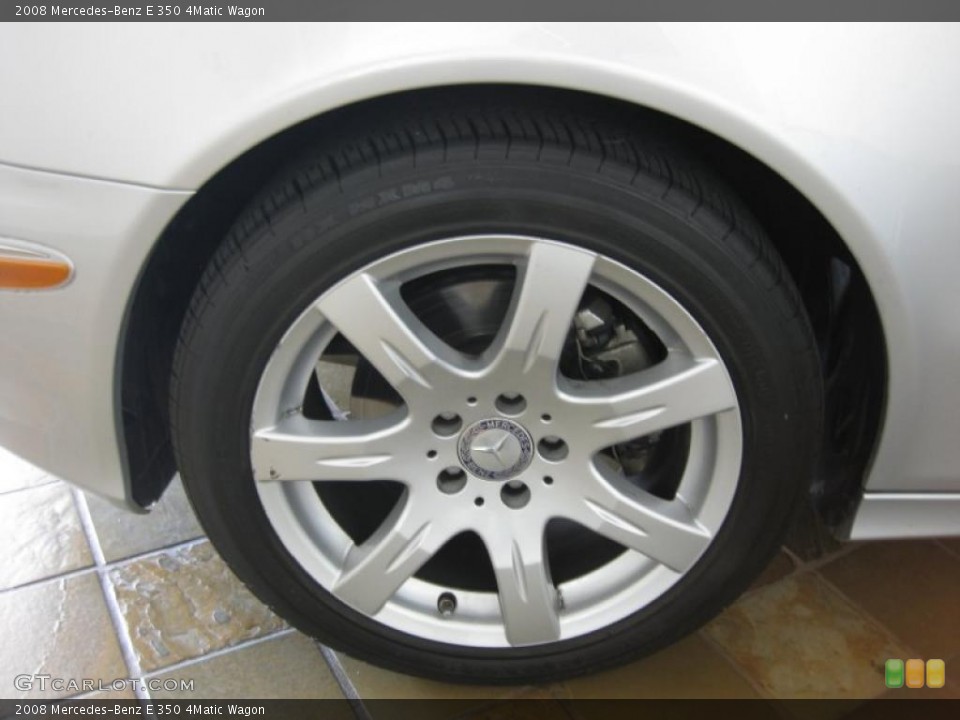 2008 Mercedes-Benz E 350 4Matic Wagon Wheel and Tire Photo #49416652